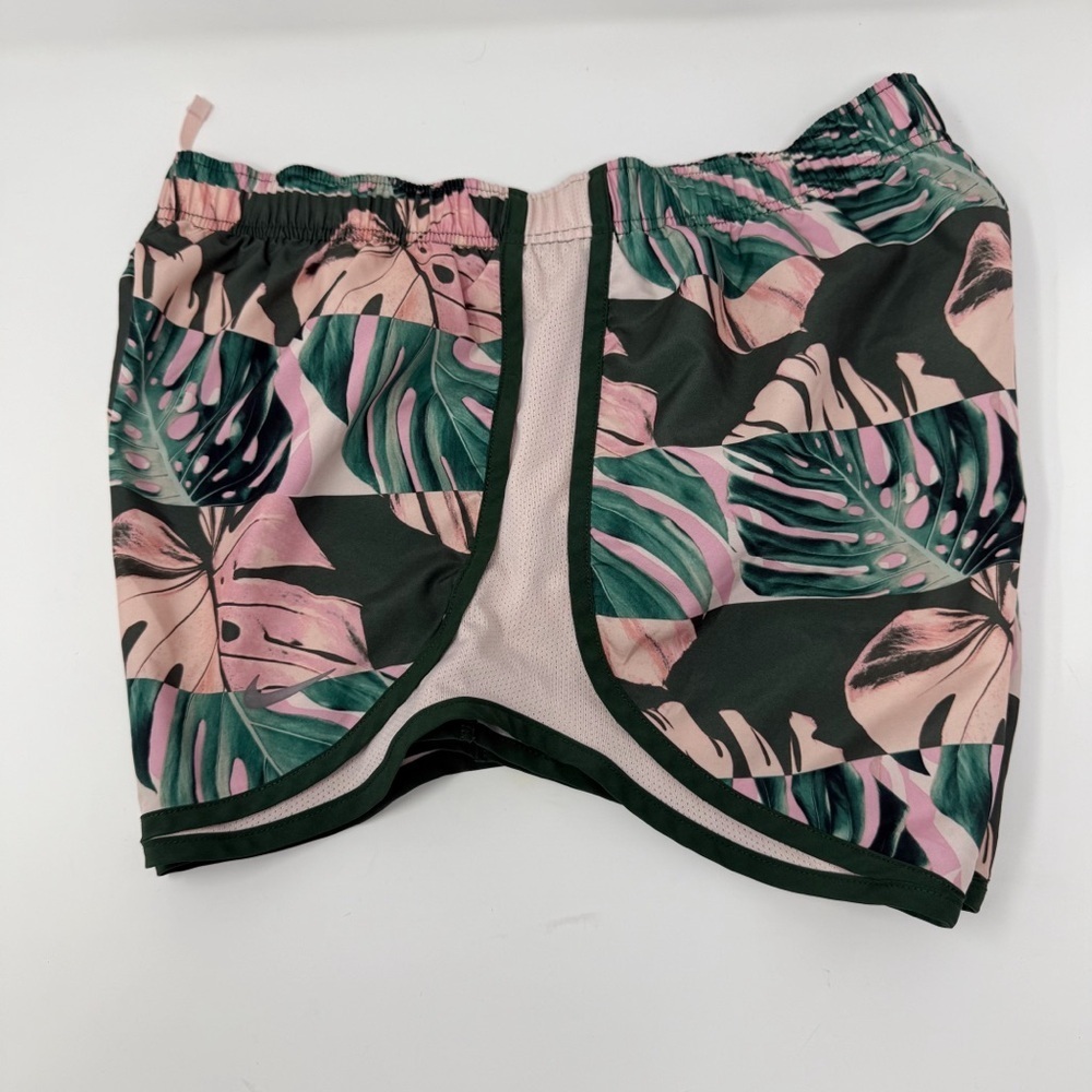 Nike Dri-FIT Women’s Running Shorts Medium Tropical Leaf Print size medium - Picture 4 of 13
